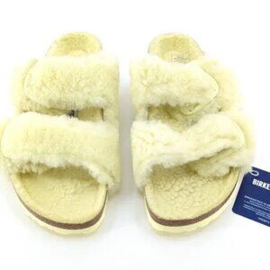 NEW Birkenstock Arizona Big Buckle Shearling Teddy ~ Size 40 ~